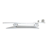 ErgoBase Silver – Verstellbarer Aluminium Laptop-Ständer (Faltbar)