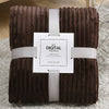 CozyStripe – Premium Korallenfleece-Decke in edler Ripp-Optik