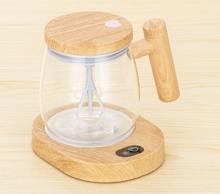 WhirlGlass Pro – Automatischer Rührbecher aus hitzebeständigem Glas (400ml)