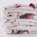 NordicWarm – Premium Lammfell-Kuscheldecke (Doppellagig & Extrawarm)