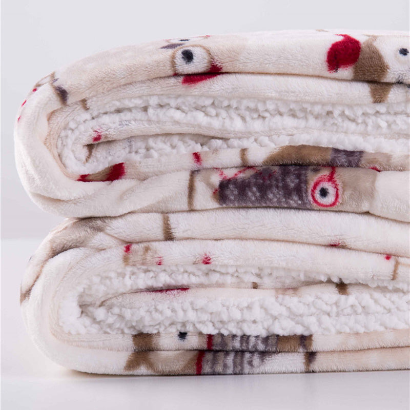 NordicWarm – Premium Lammfell-Kuscheldecke (Doppellagig & Extrawarm)