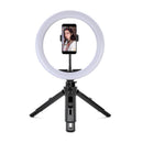 ProGlow 10" LED Ringlicht Set – Inkl. Tischstativ & Handyhalterung