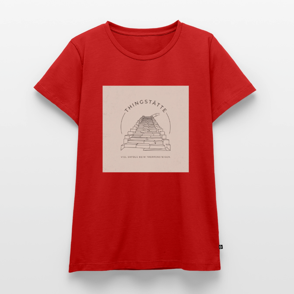 Women Premium T-Shirt Heidelberg Thingstätte - red