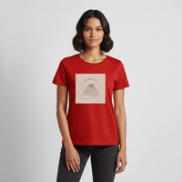 Women Premium T-Shirt Heidelberg Thingstätte - red