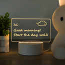 GlowNote – Beleuchtetes LED Notizboard inkl. Stift (Warmweiß)