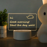 GlowNote – Beleuchtetes LED Notizboard inkl. Stift (Warmweiß)