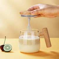 WhirlGlass Pro – Automatischer Rührbecher aus hitzebeständigem Glas (400ml)