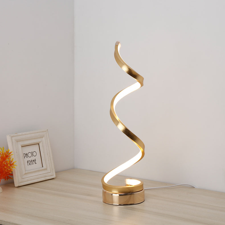 AuraDesk – Elegante Design-Tischlampe (45cm, Metall-Finish)