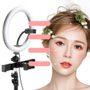 ProGlow 10" LED Ringlicht Set – Inkl. Tischstativ & Handyhalterung