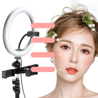 ProGlow 10" LED Ringlicht Set – Inkl. Tischstativ & Handyhalterung