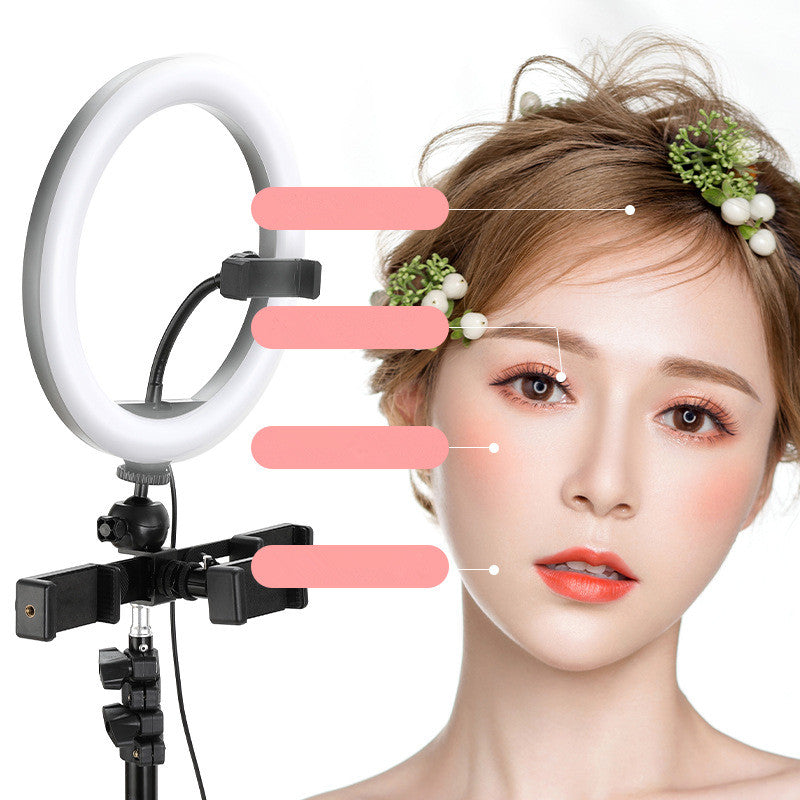ProGlow 10" LED Ringlicht Set – Inkl. Tischstativ & Handyhalterung