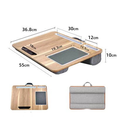 ErgoDesk Wood – Verstellbarer Laptop-Tisch für Bett & Sofa