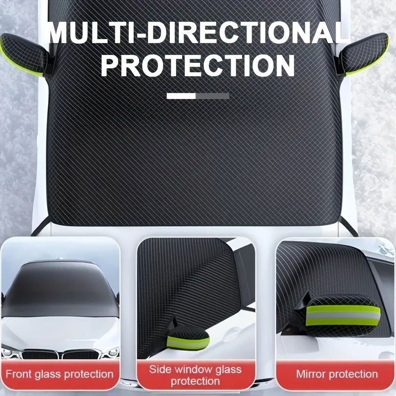 Anti-Frost Auto Windschutzscheibenabdeckung Magnetisch - XL Silber