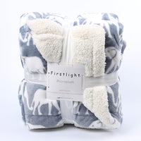 NordicWarm – Premium Lammfell-Kuscheldecke (Doppellagig & Extrawarm)