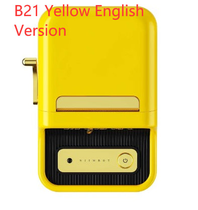 LabelPro B21 – Tragbarer Bluetooth Etikettendrucker im Retro-Look (Tintenlos)