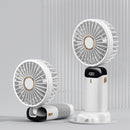 Smart Breeze – 3-in-1 Faltbarer Mini-Ventilator mit LED-Display