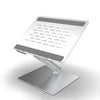 ErgoBase Silver – Verstellbarer Aluminium Laptop-Ständer (Faltbar)