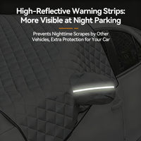 Anti-Frost Auto Windschutzscheibenabdeckung Magnetisch - XL Silber