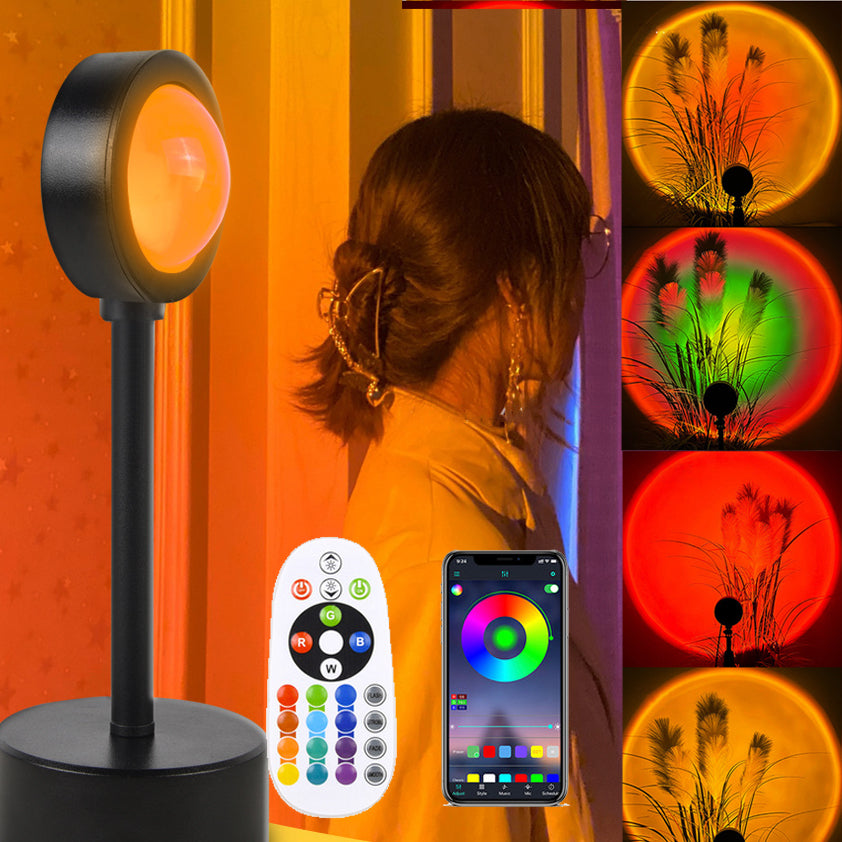 Golden Hour – Sunset Projektionslampe für magisches Licht