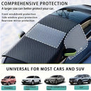Anti-Frost Auto Windschutzscheibenabdeckung Magnetisch - XL Silber
