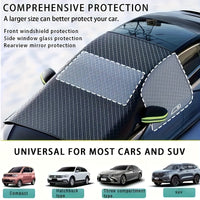 Anti-Frost Auto Windschutzscheibenabdeckung Magnetisch - XL Silber