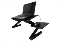 FlexiDesk Pro – 360° Verstellbarer Laptop-Ständer aus Metall (mit Kühlung)