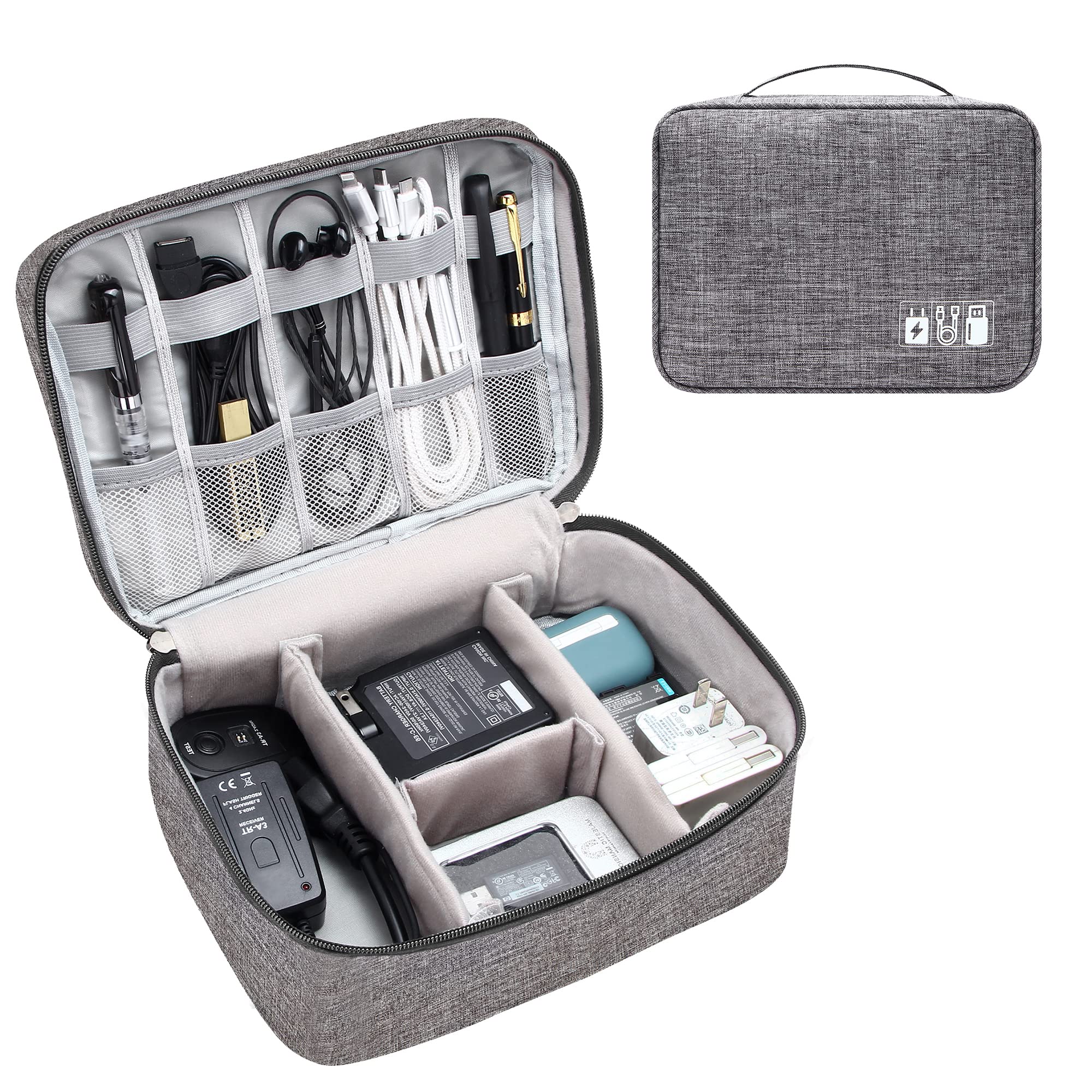 TechSafe Pro – Wasserdichter Elektronik-Organizer mit DIY-Fächern