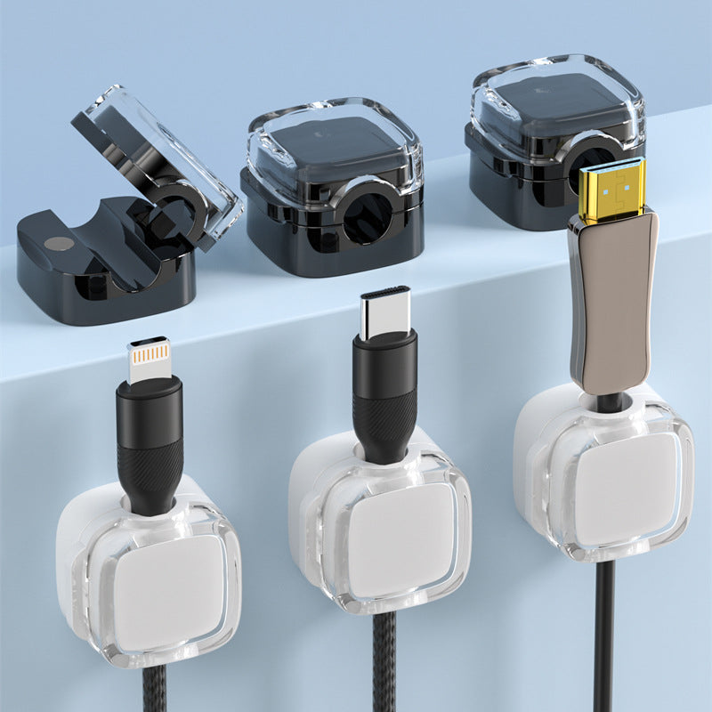 Magnetische Kabel-Clips für den Schreibtisch (3er Set)