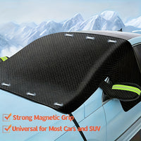 Anti-Frost Auto Windschutzscheibenabdeckung Magnetisch - XL Silber