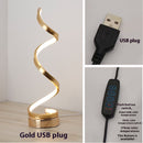 AuraDesk – Elegante Design-Tischlampe (45cm, Metall-Finish)