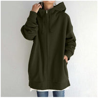 Fuzzy Cloud – Langer Teddy-Fleece Hoodie mit Reißverschluss