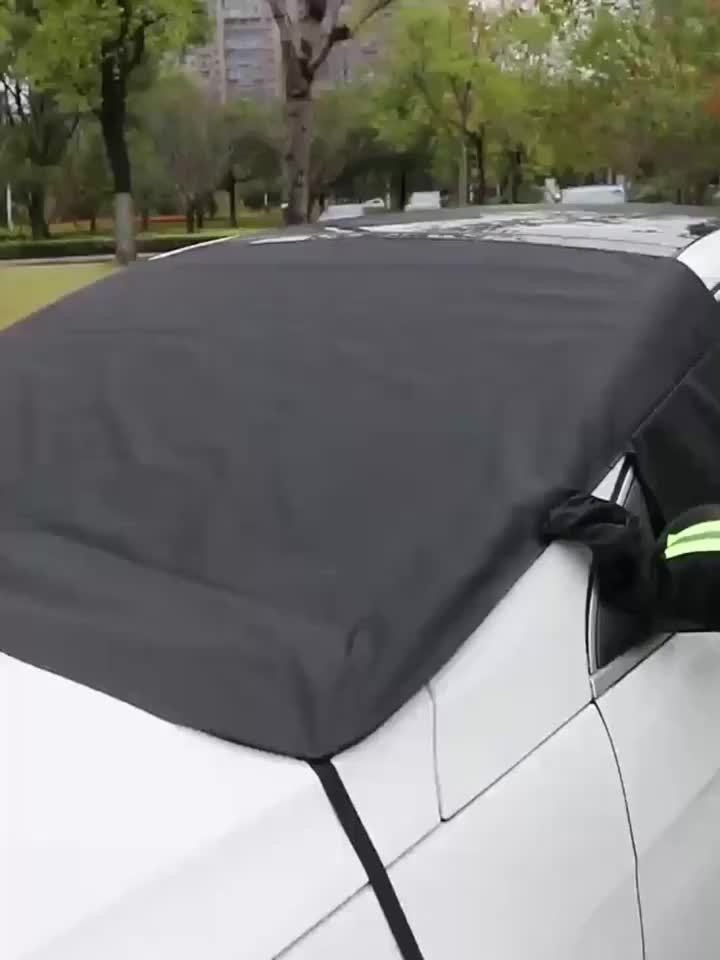 Anti-Frost Auto Windschutzscheibenabdeckung Magnetisch - XL Silber