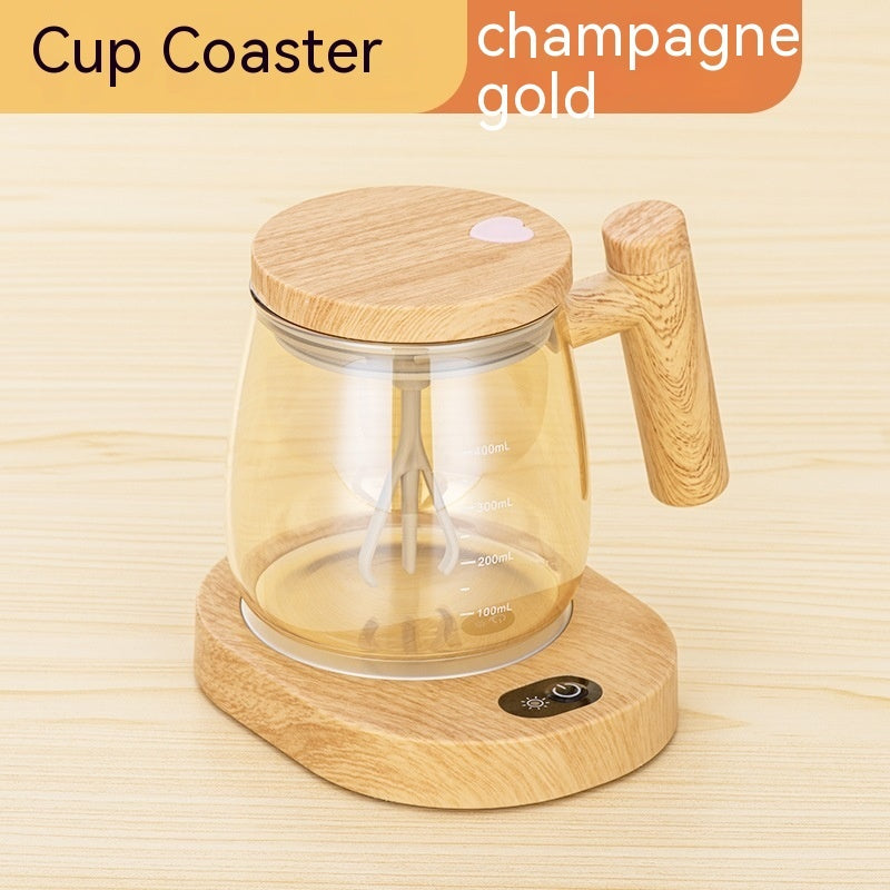 WhirlGlass Pro – Automatischer Rührbecher aus hitzebeständigem Glas (400ml)