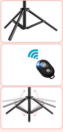 ProGlow 10" LED Ringlicht Set – Inkl. Tischstativ & Handyhalterung