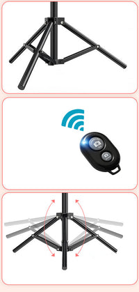 ProGlow 10" LED Ringlicht Set – Inkl. Tischstativ & Handyhalterung
