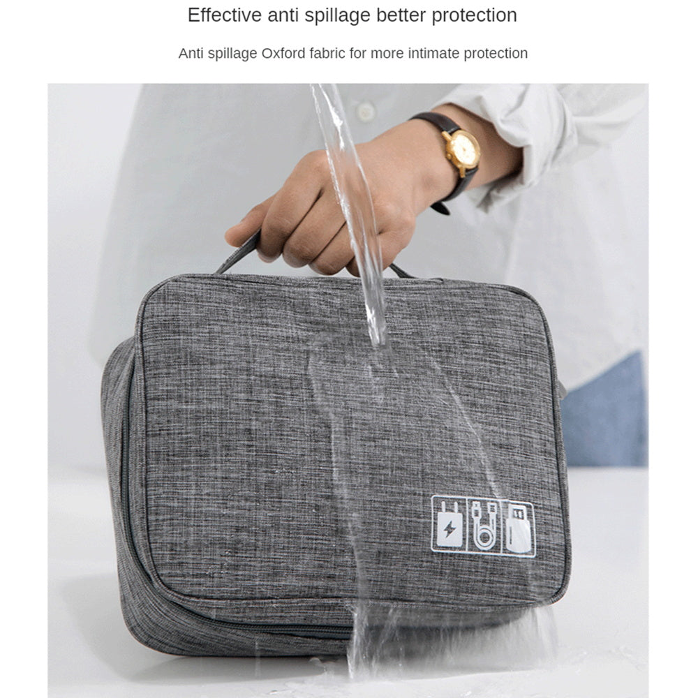 TechSafe Pro – Wasserdichter Elektronik-Organizer mit DIY-Fächern