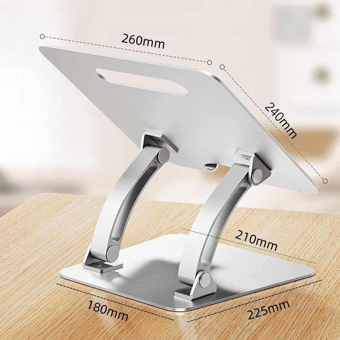 ErgoLift Pro – Höhenverstellbarer Premium Laptop-Ständer aus Aluminium