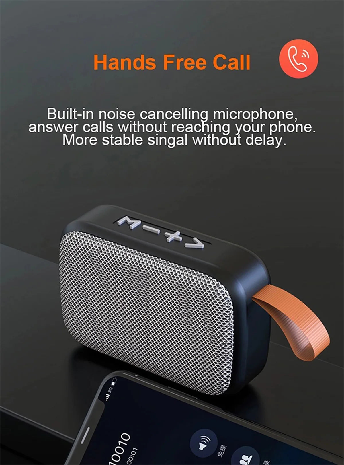 Fabric Sound Mini – Tragbarer Bluetooth Lautsprecher für Outdoor & Reise