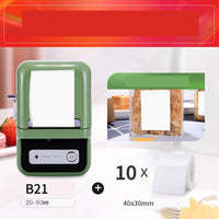 LabelPro B21 – Tragbarer Bluetooth Etikettendrucker im Retro-Look (Tintenlos)
