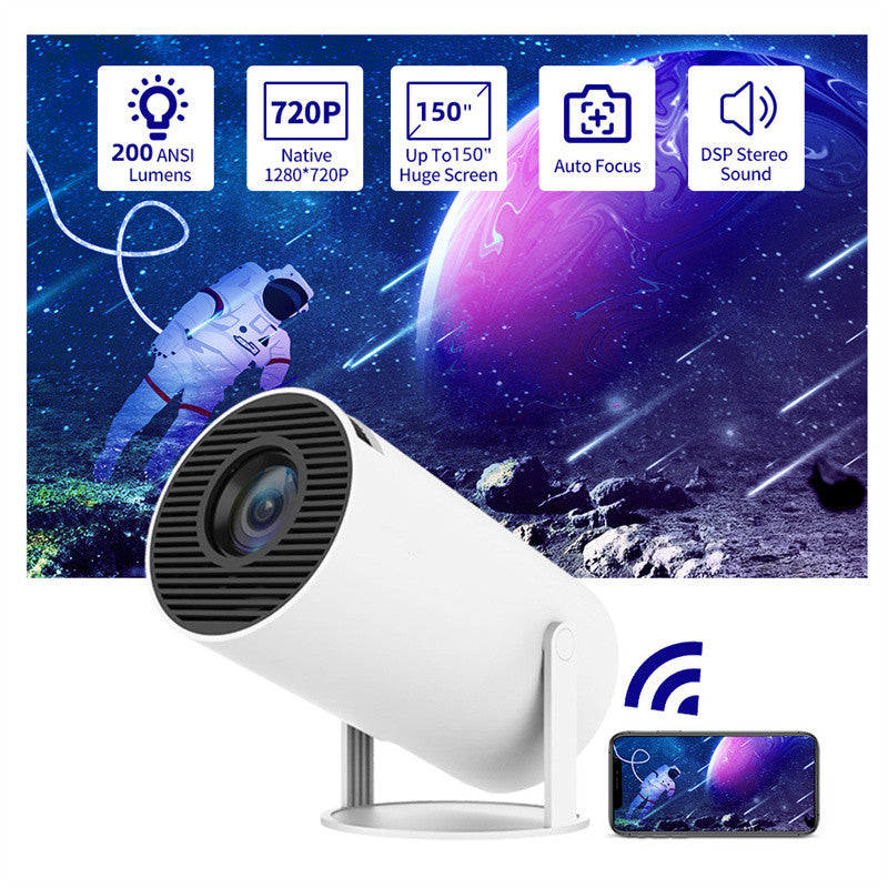 CineCube 180° – Smart HD Projektor für Wand & Decke