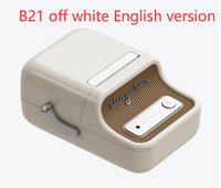LabelPro B21 – Tragbarer Bluetooth Etikettendrucker im Retro-Look (Tintenlos)