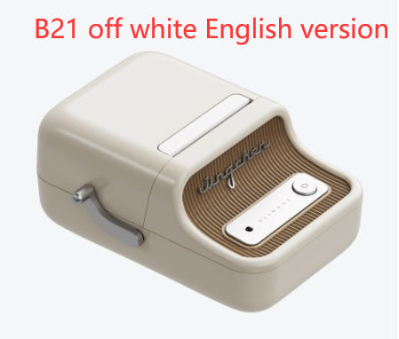 LabelPro B21 – Tragbarer Bluetooth Etikettendrucker im Retro-Look (Tintenlos)