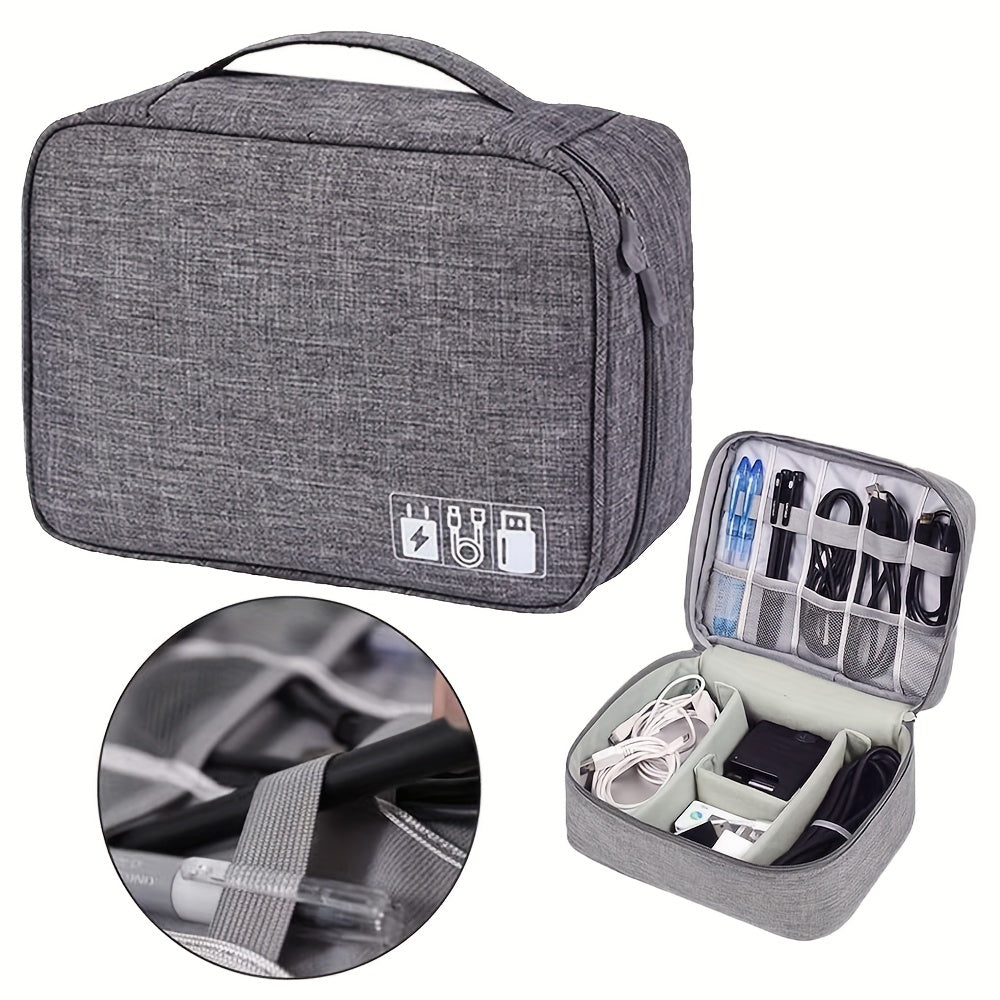 TechSafe Pro – Wasserdichter Elektronik-Organizer mit DIY-Fächern