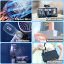 Smart Breeze – 3-in-1 Faltbarer Mini-Ventilator mit LED-Display