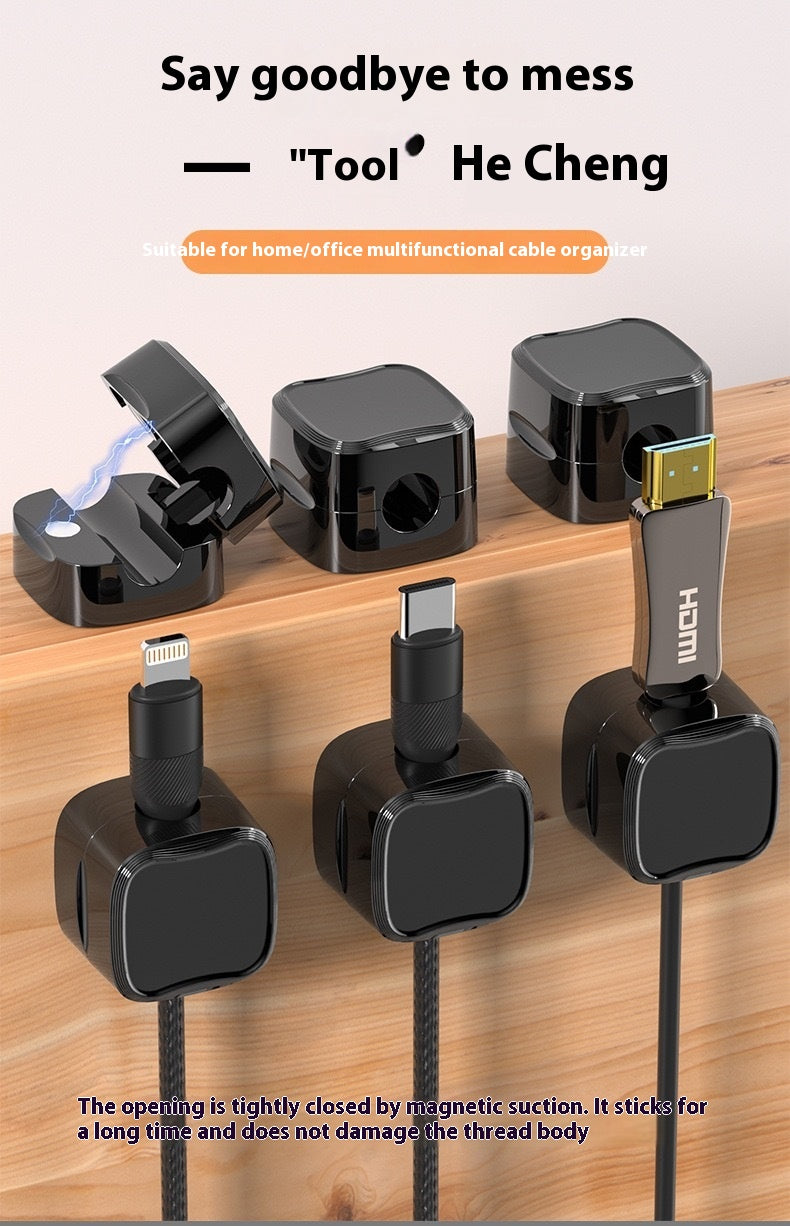 CableFix – Minimalistische Design-Kabelhalter (3er Set)