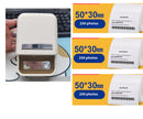 LabelPro B21 – Tragbarer Bluetooth Etikettendrucker im Retro-Look (Tintenlos)