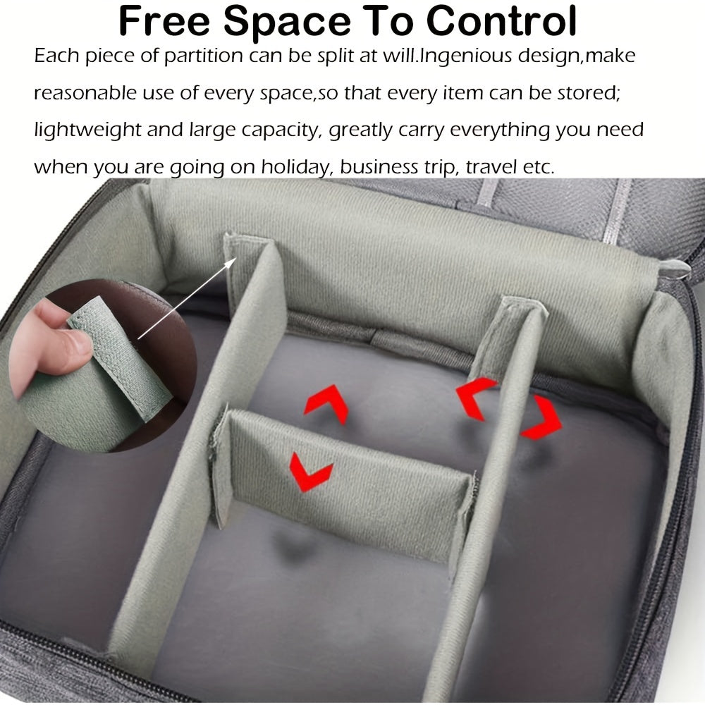 TechSafe Pro – Wasserdichter Elektronik-Organizer mit DIY-Fächern