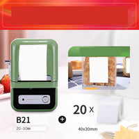 LabelPro B21 – Tragbarer Bluetooth Etikettendrucker im Retro-Look (Tintenlos)